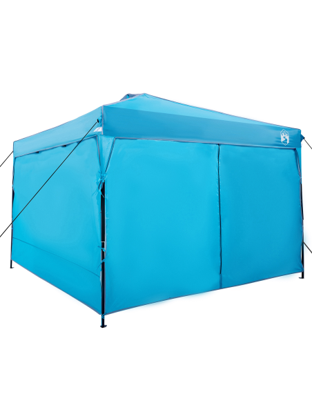 Tenda Gazebo Blu 300 x 300 x 227 / 236 / 245 cm Tessuto Oxford