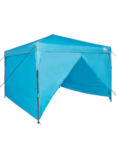 Tenda Gazebo Blu 300 x 300 x 227 / 236 / 245 cm Tessuto Oxford