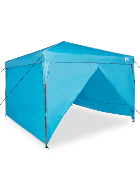 Tenda Gazebo Blu 300 x 300 x 227 / 236 / 245 cm Tessuto Oxford
