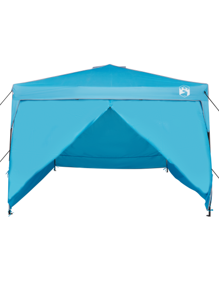 Tenda Gazebo Blu 300 x 300 x 227 / 236 / 245 cm Tessuto Oxford
