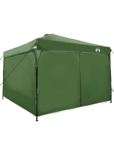 Tenda Gazebo Verde 290 x 290 x 251 cm Tessuto 2