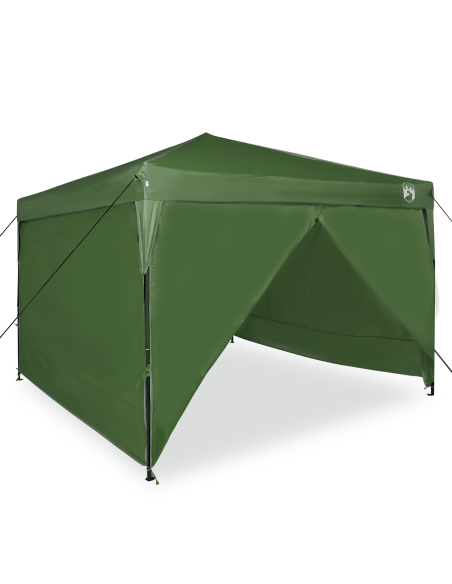 Tenda Gazebo Verde 300 x 300 x 227 / 236 / 245 cm Tessuto Oxford