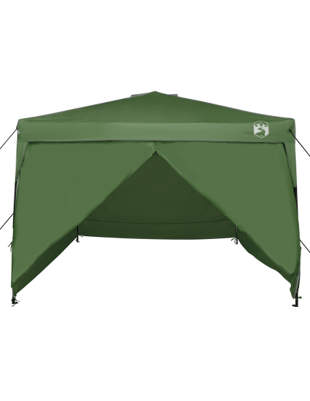 Tenda Gazebo Verde 300 x 300 x 227 / 236 / 245 cm Tessuto Oxford