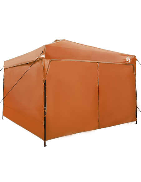 Tenda Gazebo Arancione 290 x 290 x 251 cm Tessuto