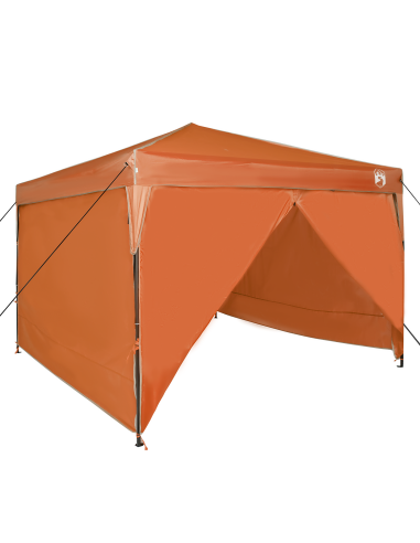 Tenda Gazebo Arancione 290 x 290 x 251 cm Tessuto