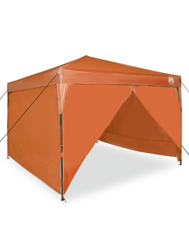 Tenda Gazebo Arancione 290 x 290 x 251 cm Tessuto