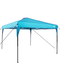 Tenda Gazebo Blu 290 x 290 x 251 cm Tessuto 2