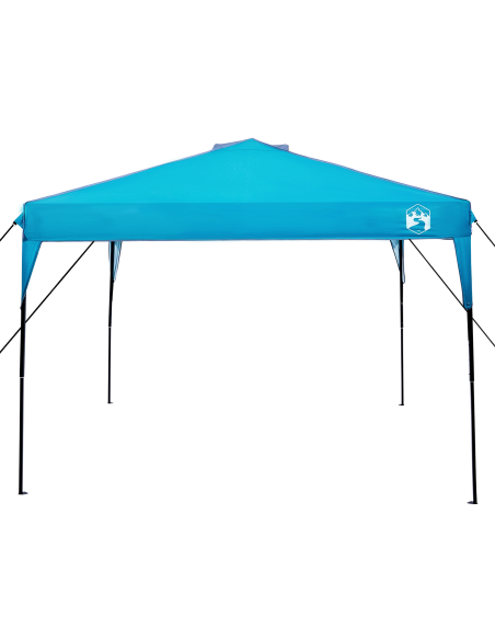 Tenda Gazebo Blu 300 x 300 x 227 / 236 / 245 cm Tessuto Oxford