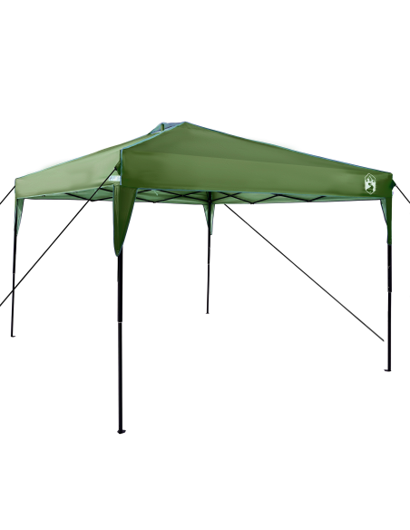 Tenda Gazebo Verde 300 x 300 x 227 / 236 / 245 cm Tessuto Oxford