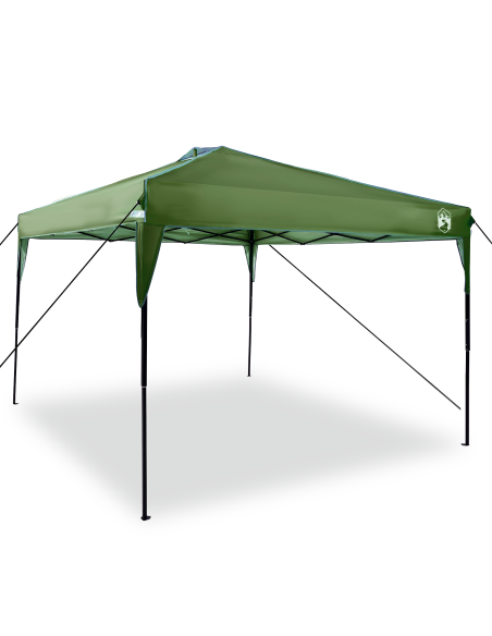 Tenda Gazebo Verde 300 x 300 x 227 / 236 / 245 cm Tessuto Oxford