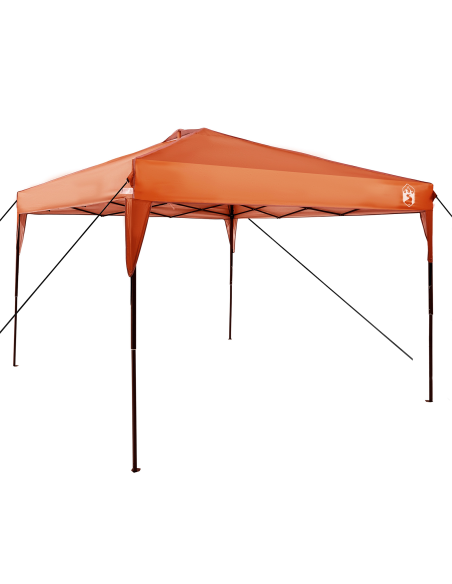 Tenda Gazebo Arancione 290 x 290 x 251 cm Tessuto