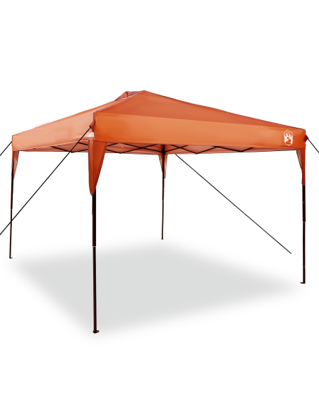 Tenda Gazebo Arancione 300 x 300 x 227 / 236 / 245 cm