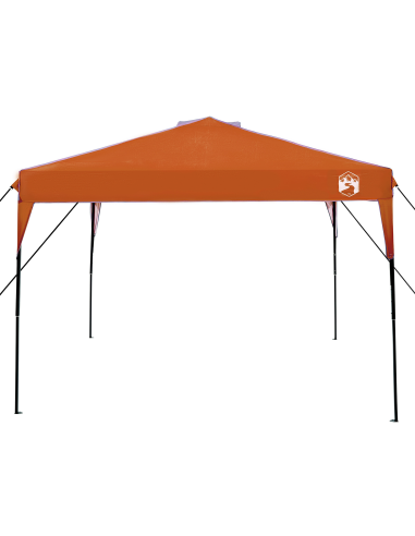 Tenda Gazebo Arancione 290 x 290 x 251 cm Tessuto