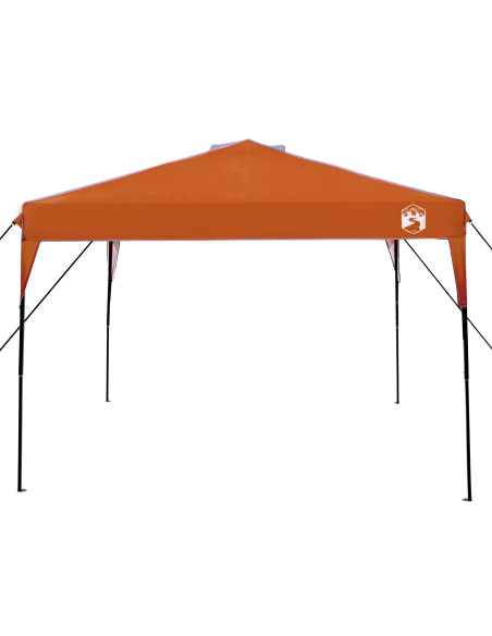 Tenda Gazebo Arancione 290 x 290 x 251 cm Tessuto