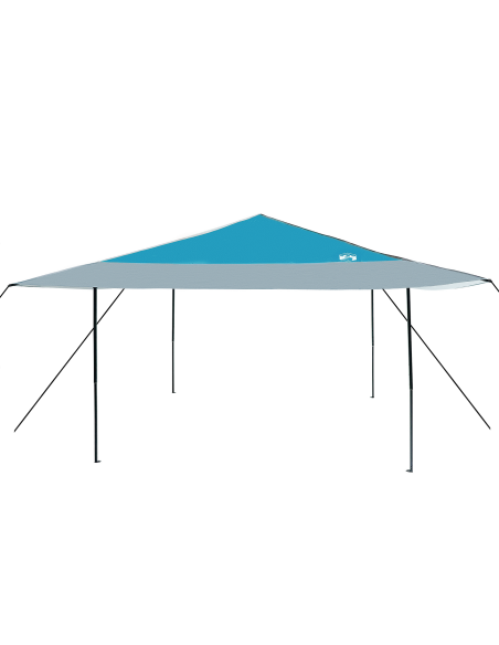 Tenda Gazebo Blu 400 x 400 x 227 / 236 / 245 cm Tessuto Oxford