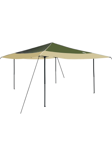 Tenda Gazebo Verde 395 x 395 x 251 cm Tessuto