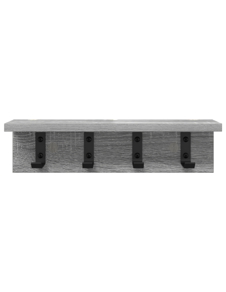 Appendiabiti a muro Grigio sonoma 40 x 10.5 x 10.5 cm