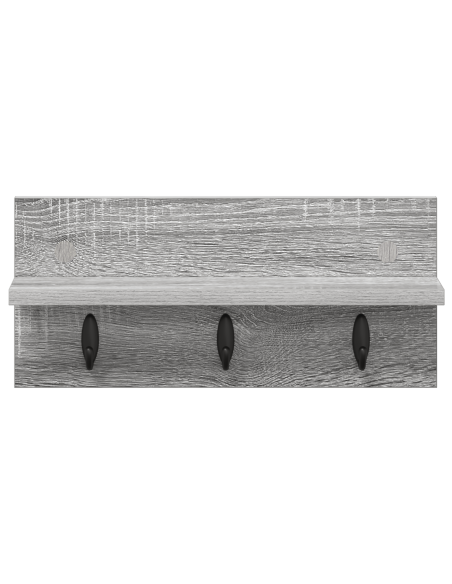 Appendiabiti a muro Grigio sonoma 40 x 10.5 x 18 cm
