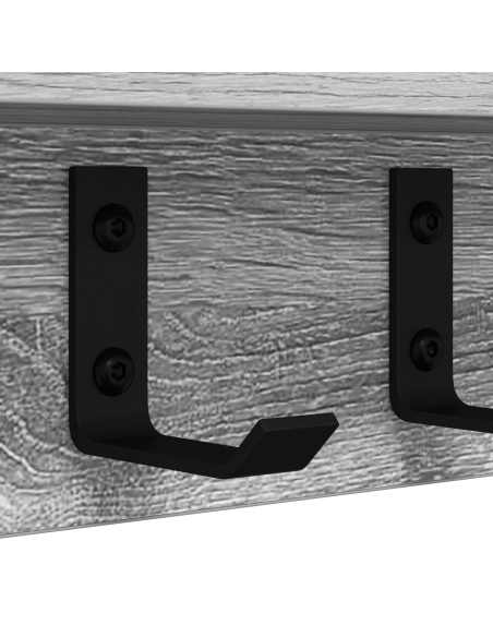 Appendiabiti a muro Grigio sonoma 40 x 10.5 x 10.5 cm