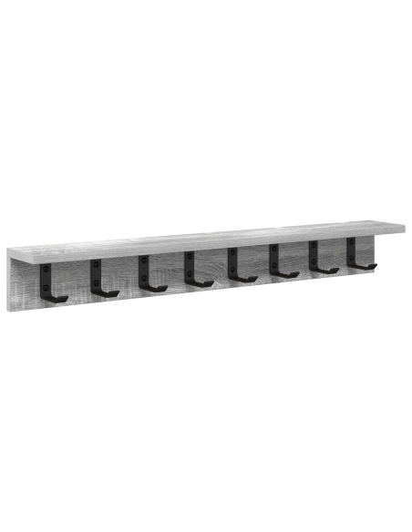 Appendiabiti a muro Grigio sonoma 80 x 10.5 x 10.5 cm
