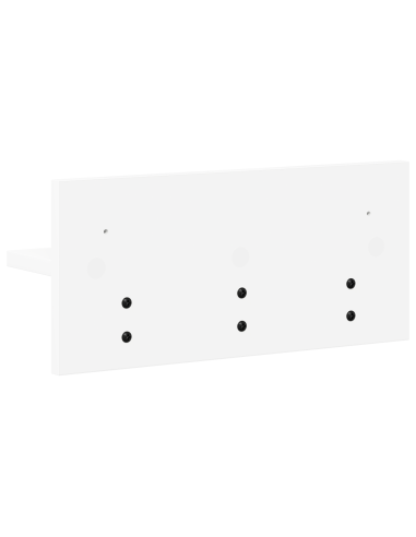 Appendiabiti a muro Bianco 40 x 10,5 x 18 cm Legno multistrato