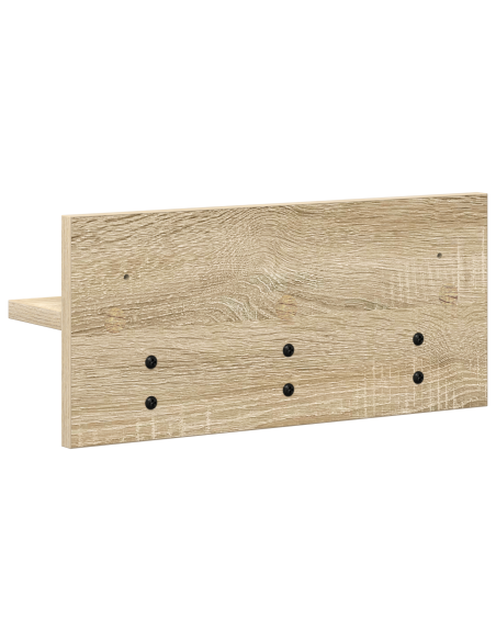 Appendiabiti a muro rovere sonoma 40 x 10.5 x 18 cm