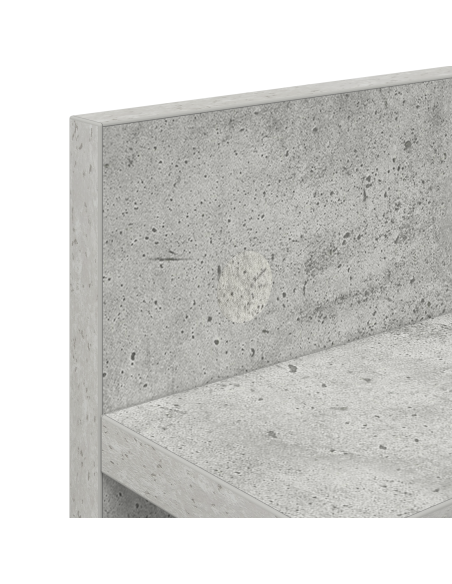 Appendiabiti a muro Grigio cemento 40 x 10.5 x 18 cm