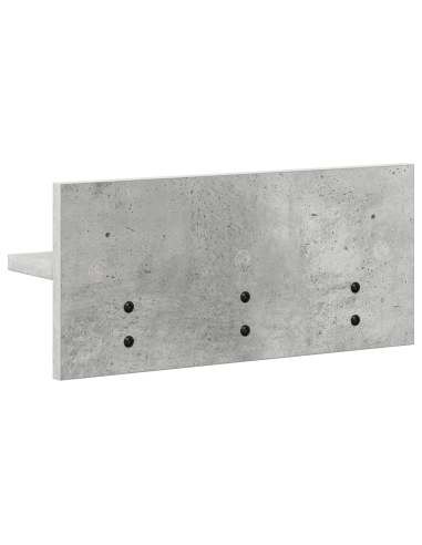 Appendiabiti a muro Grigio cemento 40 x 10,5 x 18 cm