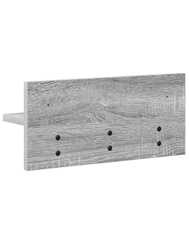 Appendiabiti a muro Grigio Sonoma 40 x 10,5 x 18 cm