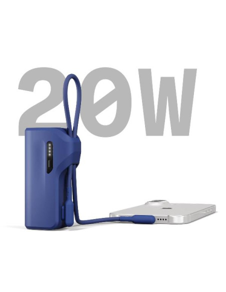 BATTERY BANK USB-C 5K CABLE BLUE