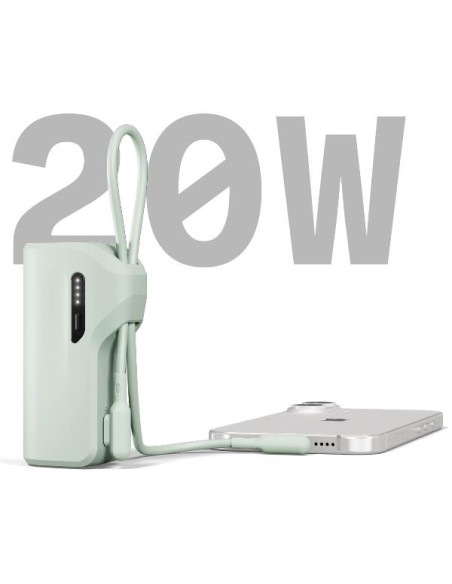 BATTERY BANK USB-C 5K CABLE MINT