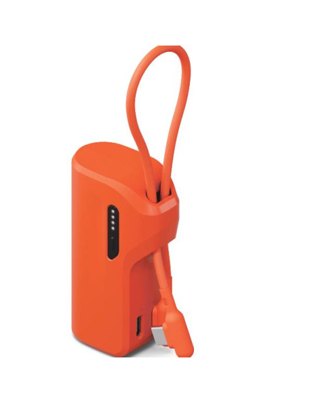 BATTERY BANK USB-C 5K CABLE ORANGE