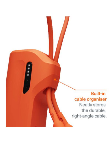 BATTERY BANK USB-C 5K CABLE ORANGE