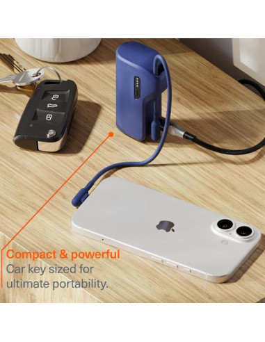 BATTERY BANK USB-C 5K CABLE BLUE