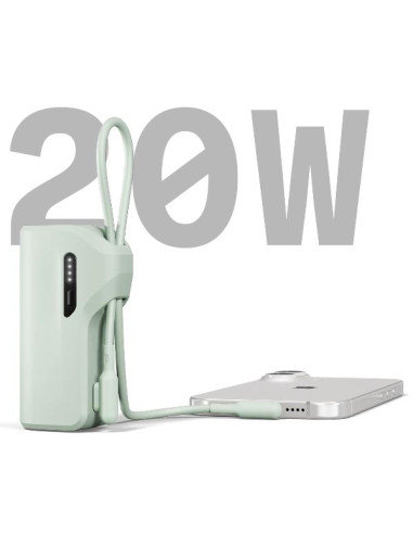 BATTERY BANK USB-C 5K CABLE MINT