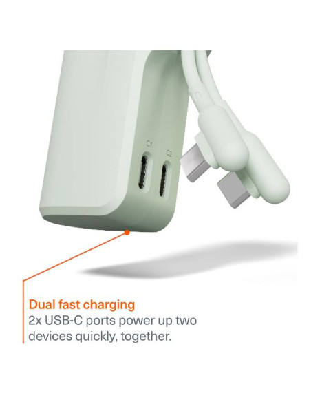 BATTERY BANK USB-C 5K CABLE MINT