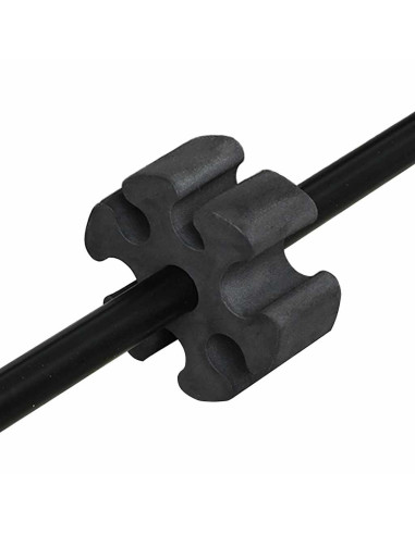 Rete da tennis Nero e Rosso 301 x 90,5 x 87 cm Poliestere