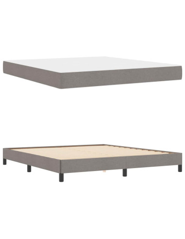 Letto a molle con materasso Talpa 180 x 200 cm Tessuto