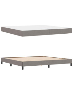 Letto a molle con materasso Talpa 200 x 200 cm Tessuto