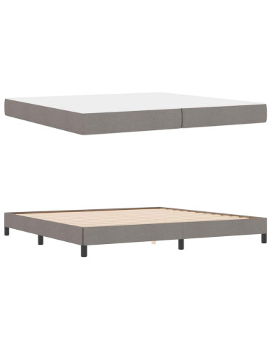 Letto a molle con materasso Talpa 200 x 200 cm Tessuto