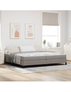 Letto a molle con materasso Talpa 200 x 200 cm Tessuto 2