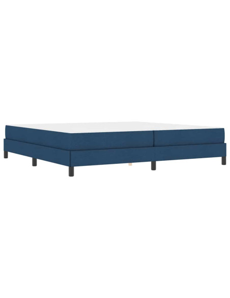 Letto a molle Altro Blu 200 x 200 cm Tessuto