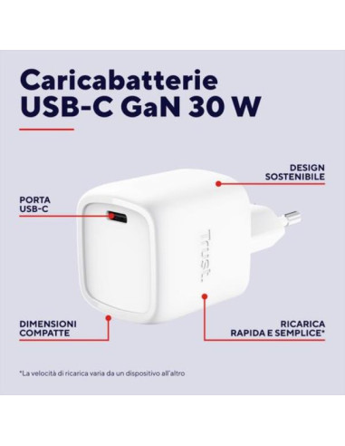 MAXO 30W USB-C GAN CHARGER WHITE