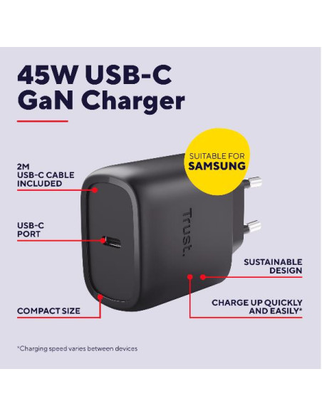 MAXO 45W USB-C CHARGER F/SAMSUNG
