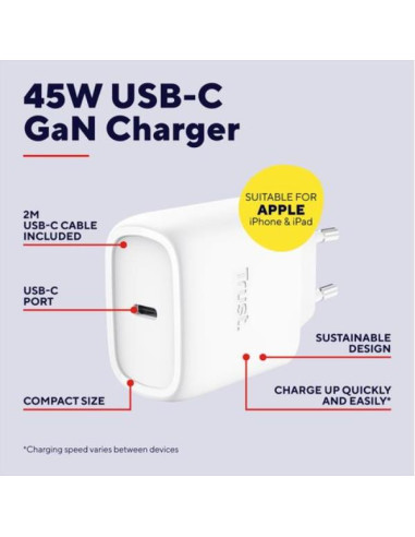 MAXO 45W USB-C CHARGER F/APPLE