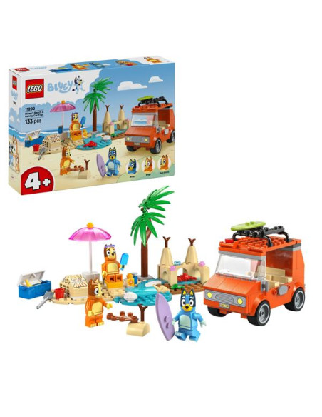VACANZA SPIAGGIA FAMIGLIA BLUEY