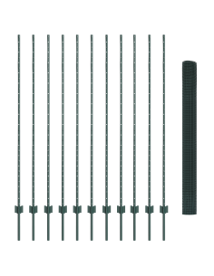 Recinzione con Posto Verde 1,5 x 10 cm Acciaio 2