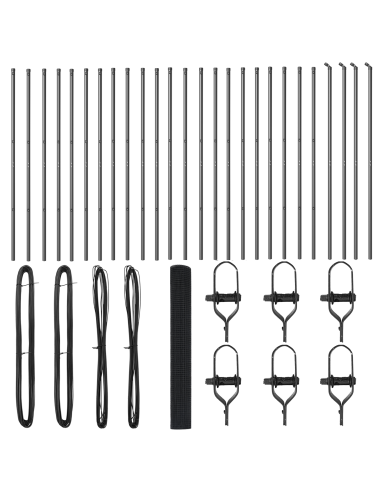 Palo della recinzione Grigio 50 x 1,2 m (maglia 25 x 25 mm)