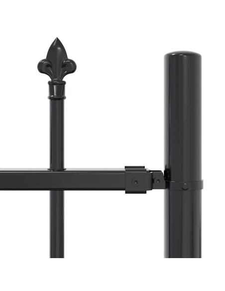 Recinzione per Giardino Grigio 165 cm.