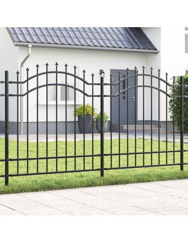 Recinzione per Giardino Grigio 240 x 165 cm